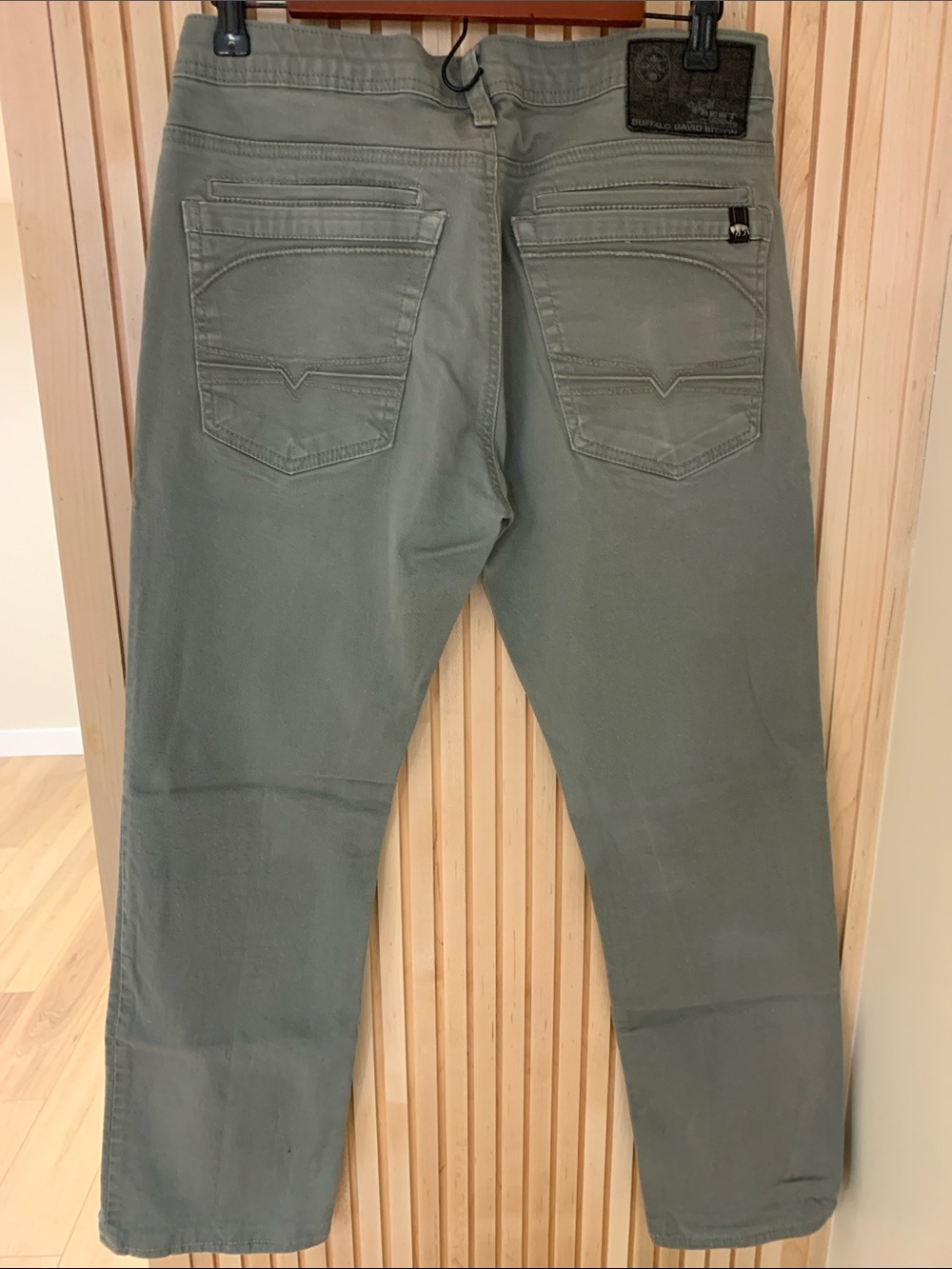 Buffalo David Bitton Brady-x Straight Stretch Pants in Gray - Picture 6 of 6